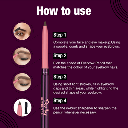 Dazller Cosmetics Eterna Stroke and Shape Eyebrow Pencil