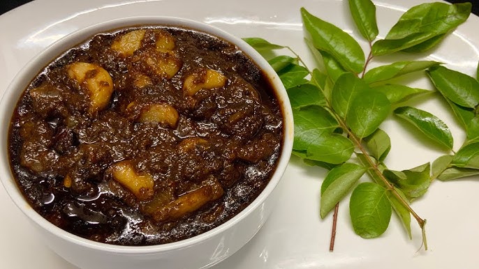 Mithos Karivepaku Pickle (curry leaves) with garlic