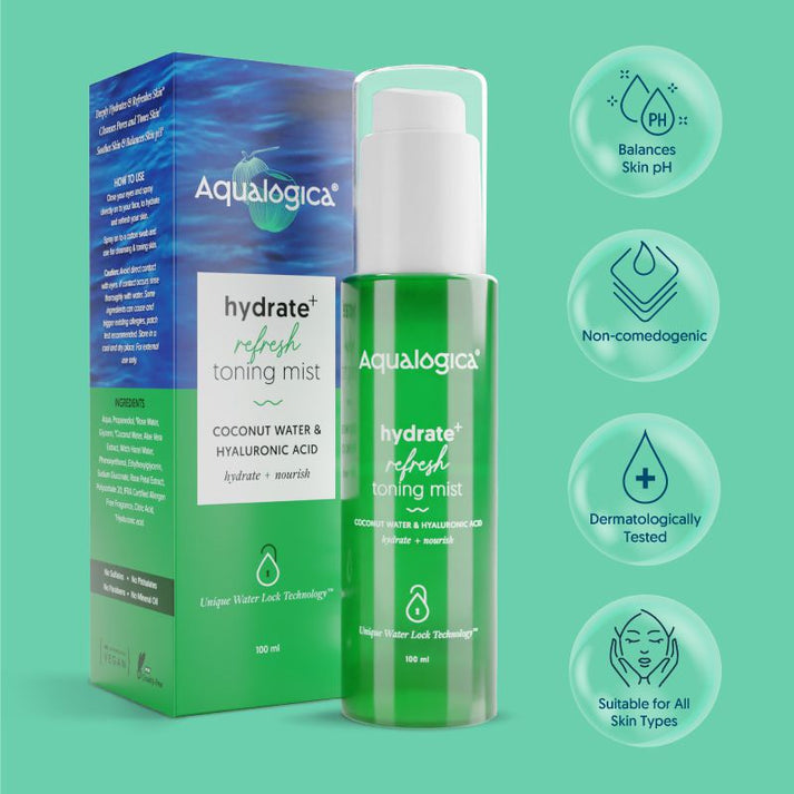 Aqualogica Hydrate+ Refresh Toning Mist 100 ml
