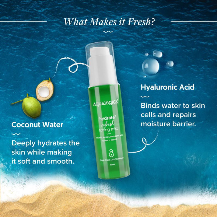 Aqualogica Hydrate+ Refresh Toning Mist 100 ml