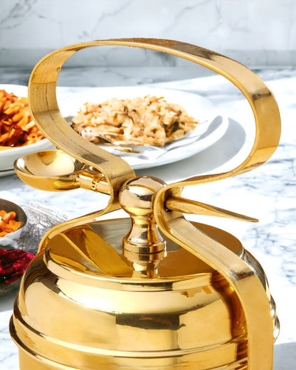 Tamas Brass Tiffin / Lunch Box 2 Tier - PUSHMYCART