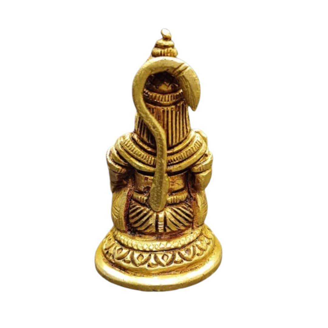 Tamas Brass Lord Small Bajrang Bali Hanuman Ji Statue/Idol  | Free Luxury Gift Box