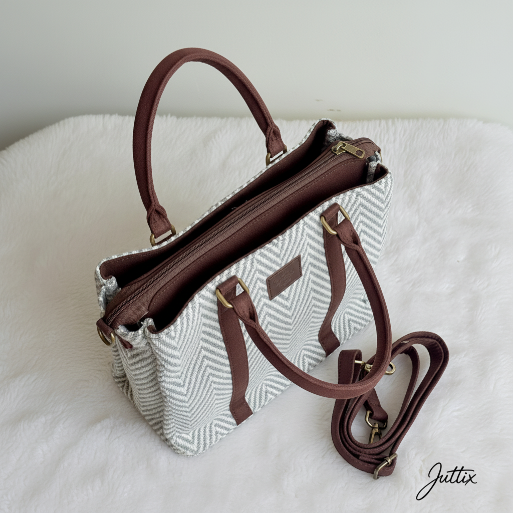 Juttix ZigZag Handbag for Women image