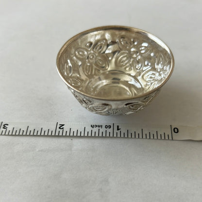 Pure Silver Flower Bowl 13 grams - PUSHMYCART