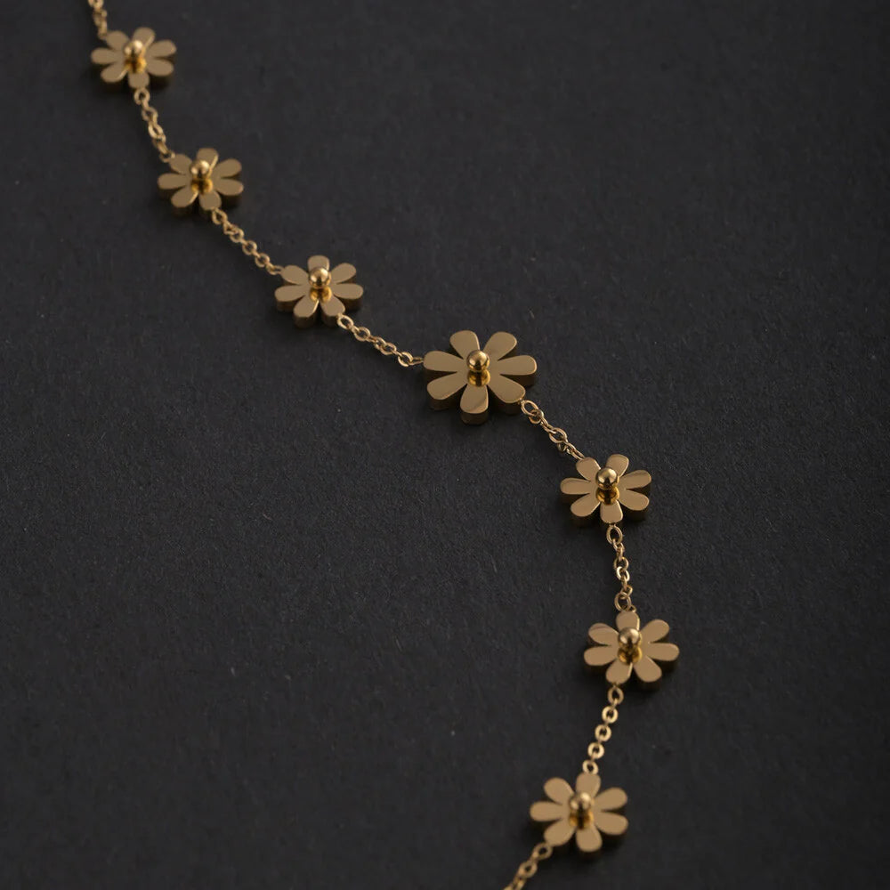 Palmonas Floral Finesse Anklet