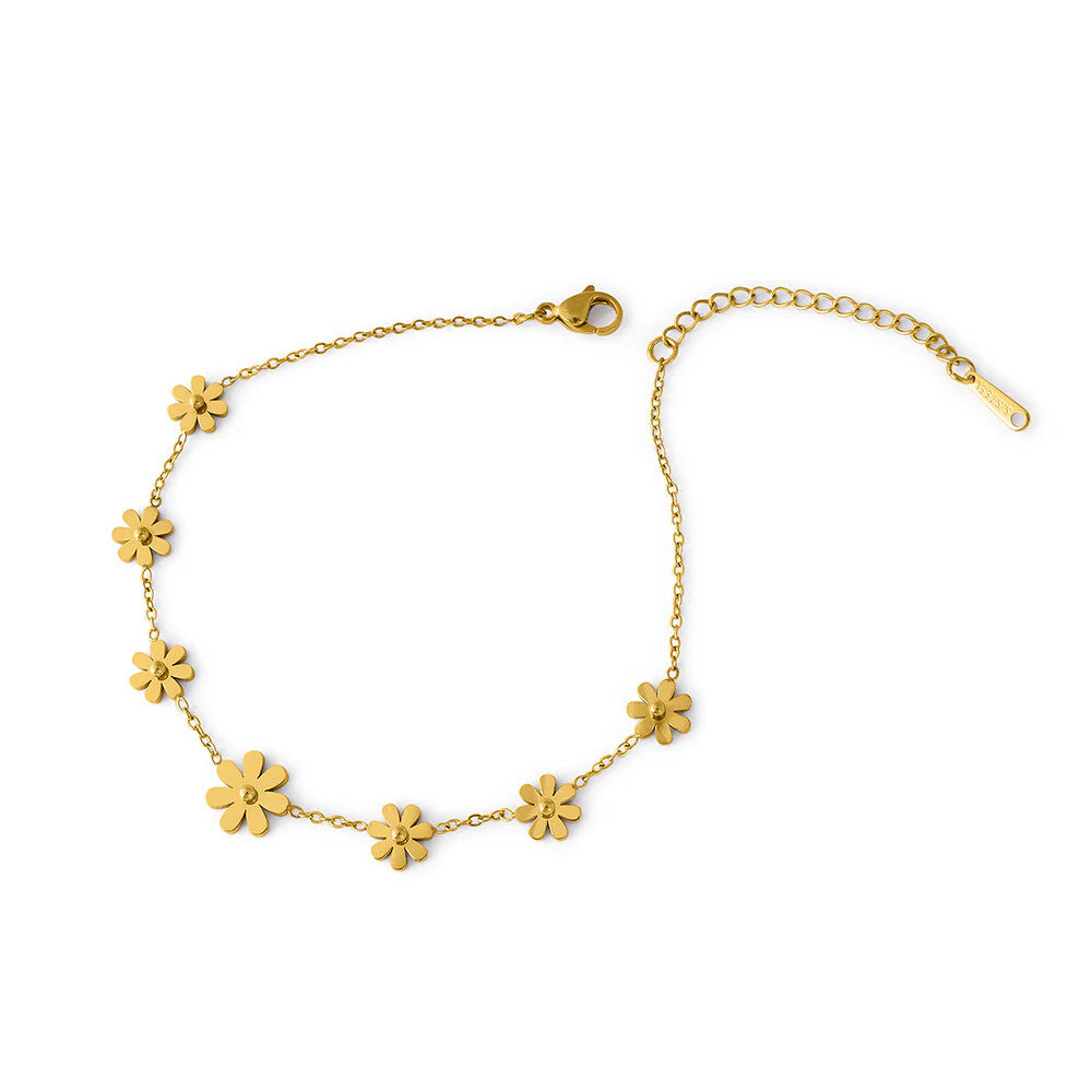 Palmonas Floral Finesse Anklet