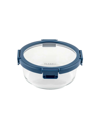 Dubblin Keep In Glass Round Glass Container 970 ml