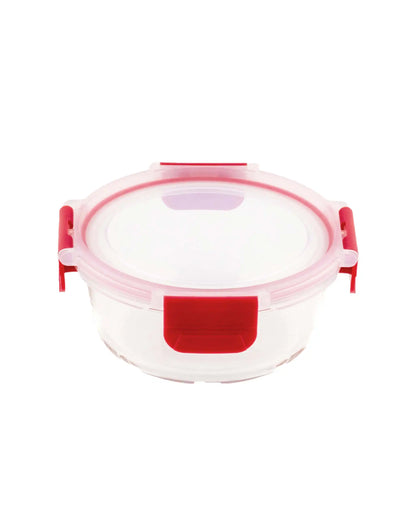 Dubblin Lock Me Up Round Glass Container 390 ml