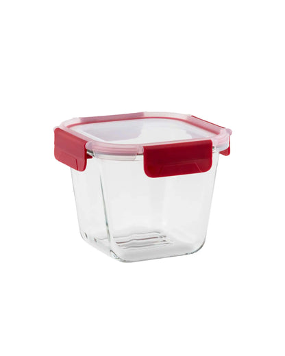 Dubblin Lock Me Up Deep Square Glass Container 850 ml