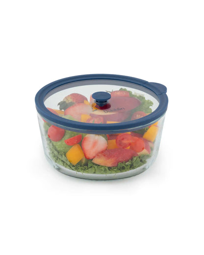 Dubblin Elegance Borosilicate Glass Baking Dish with Lid 1550 ml
