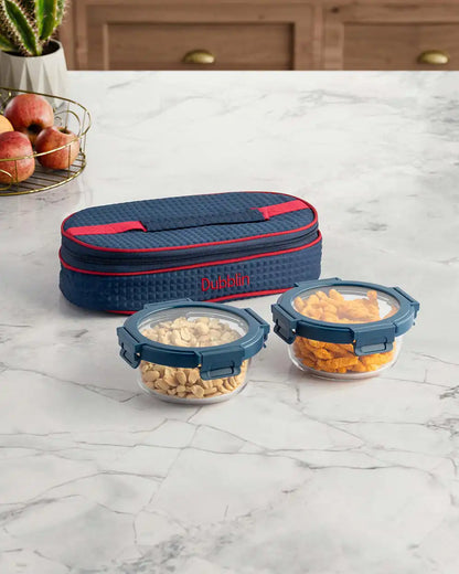 Dubblin Quick Glass Lunch Box Set of 2