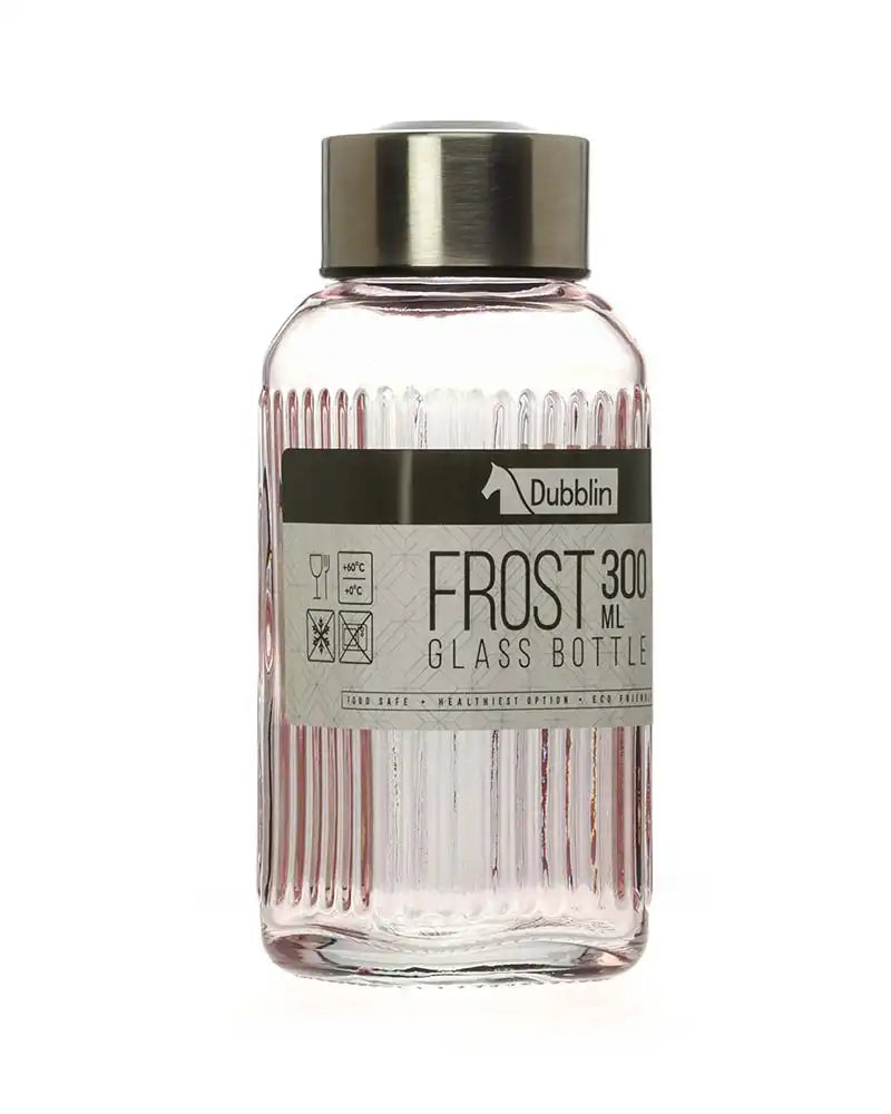 Dubblin Frost Glass Water Bottle 300 ml