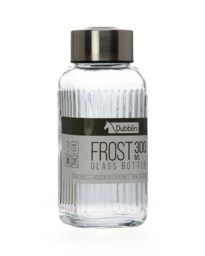 Dubblin Frost Glass Water Bottle 300 ml