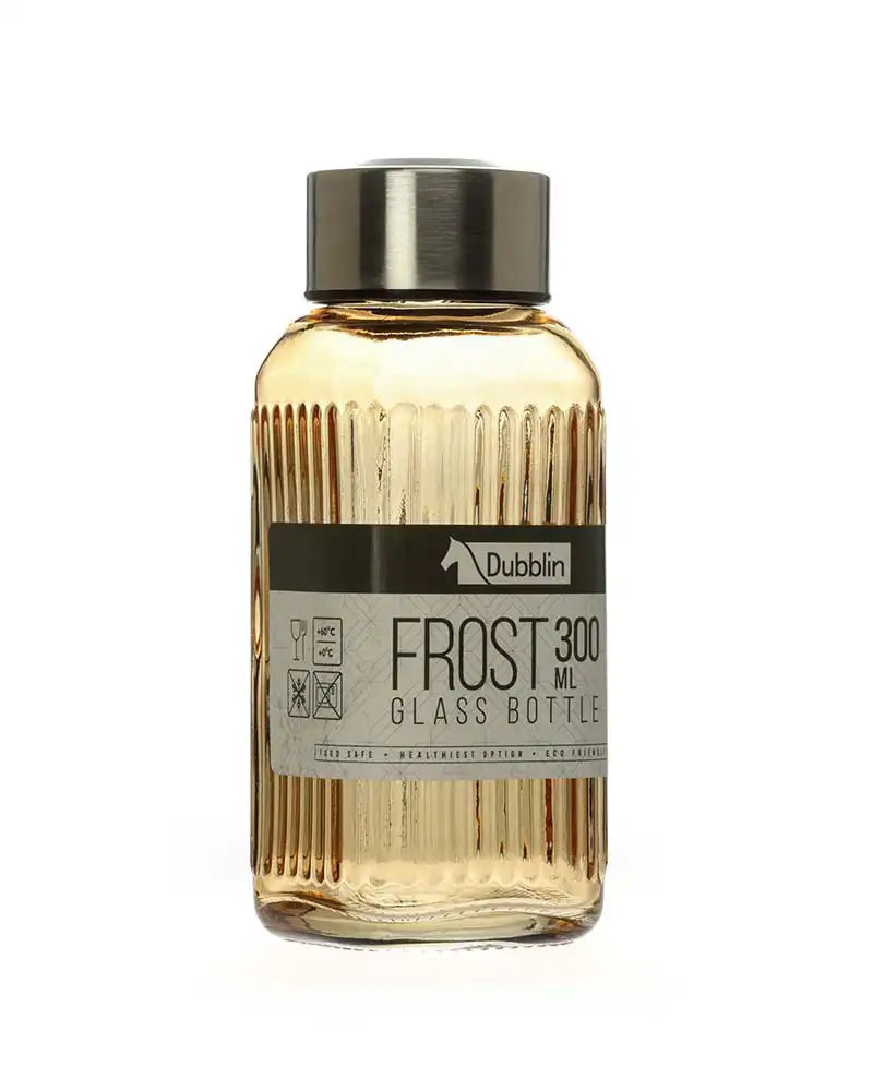 Dubblin Frost Glass Water Bottle 300 ml