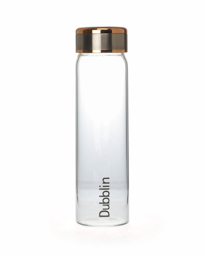 Dubblin Mist Glass Water Bottle