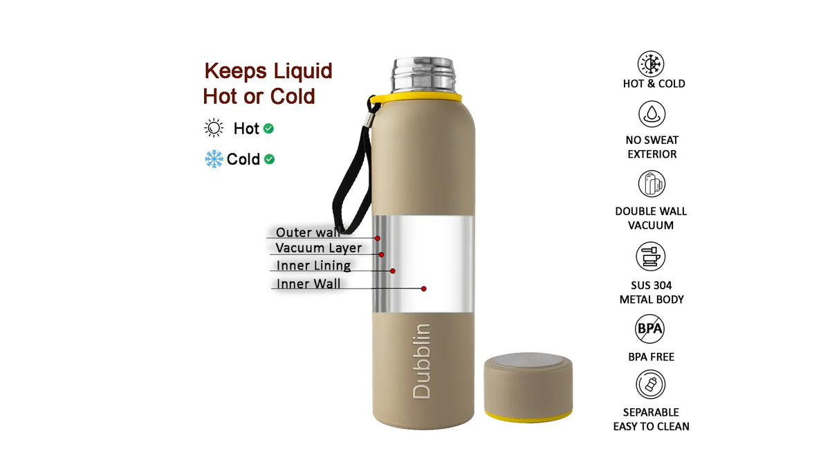 Dubblin Tango Stainless Steel Vacuum Insulated Bottle