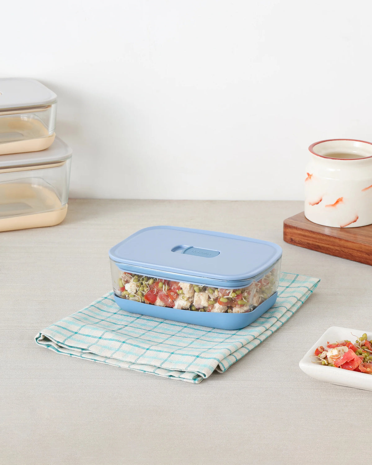 Dubblin Posh Borosilicate Glass Baking Dish with Lid