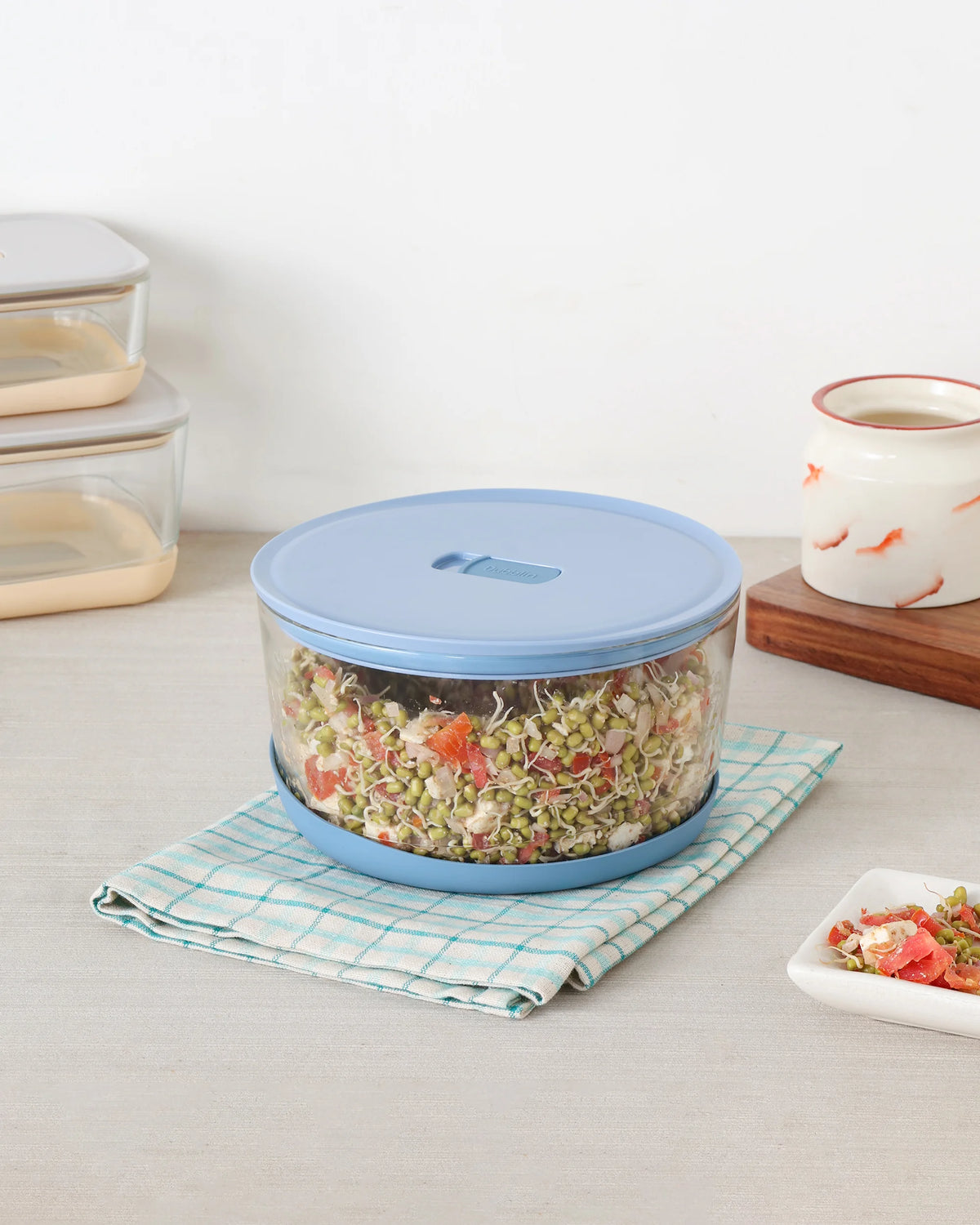 Dubblin Posh Borosilicate Glass Baking Dish with Lid