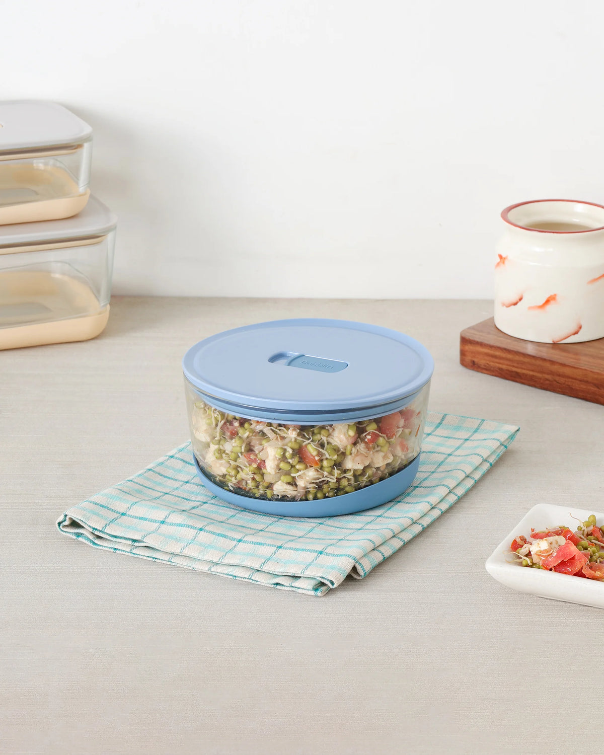 Dubblin Posh Borosilicate Glass Baking Dish with Lid