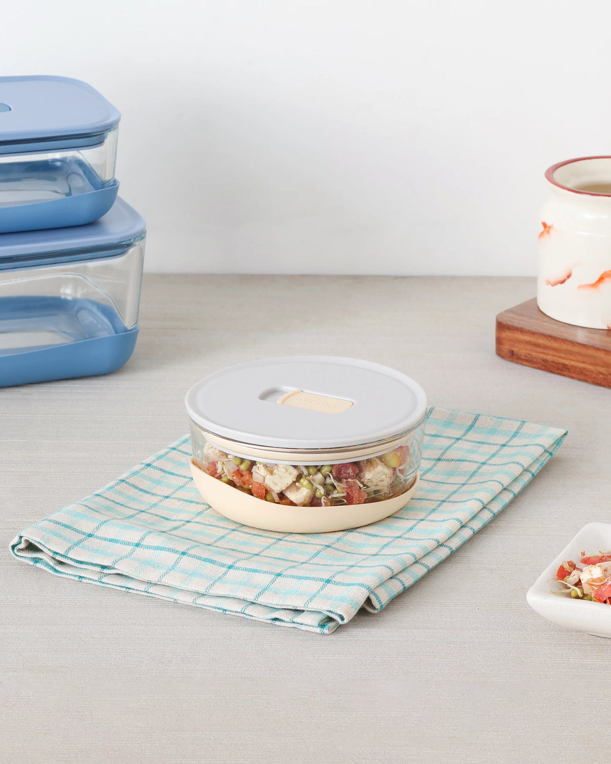 Dubblin Posh Borosilicate Glass Baking Dish with Lid