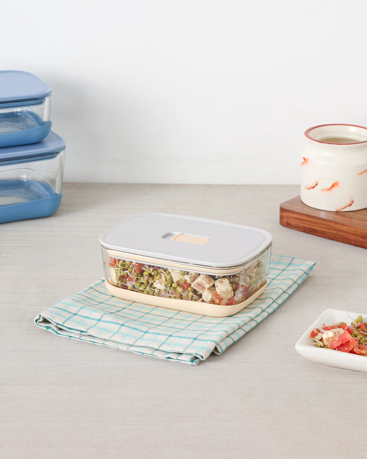 Dubblin Posh Borosilicate Glass Baking Dish with Lid
