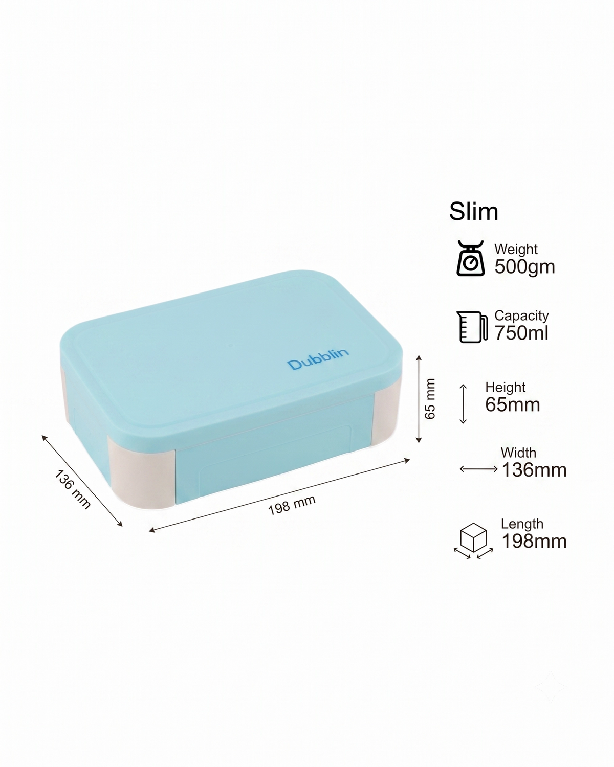 Dubblin Slim Insulated Lunch Box
