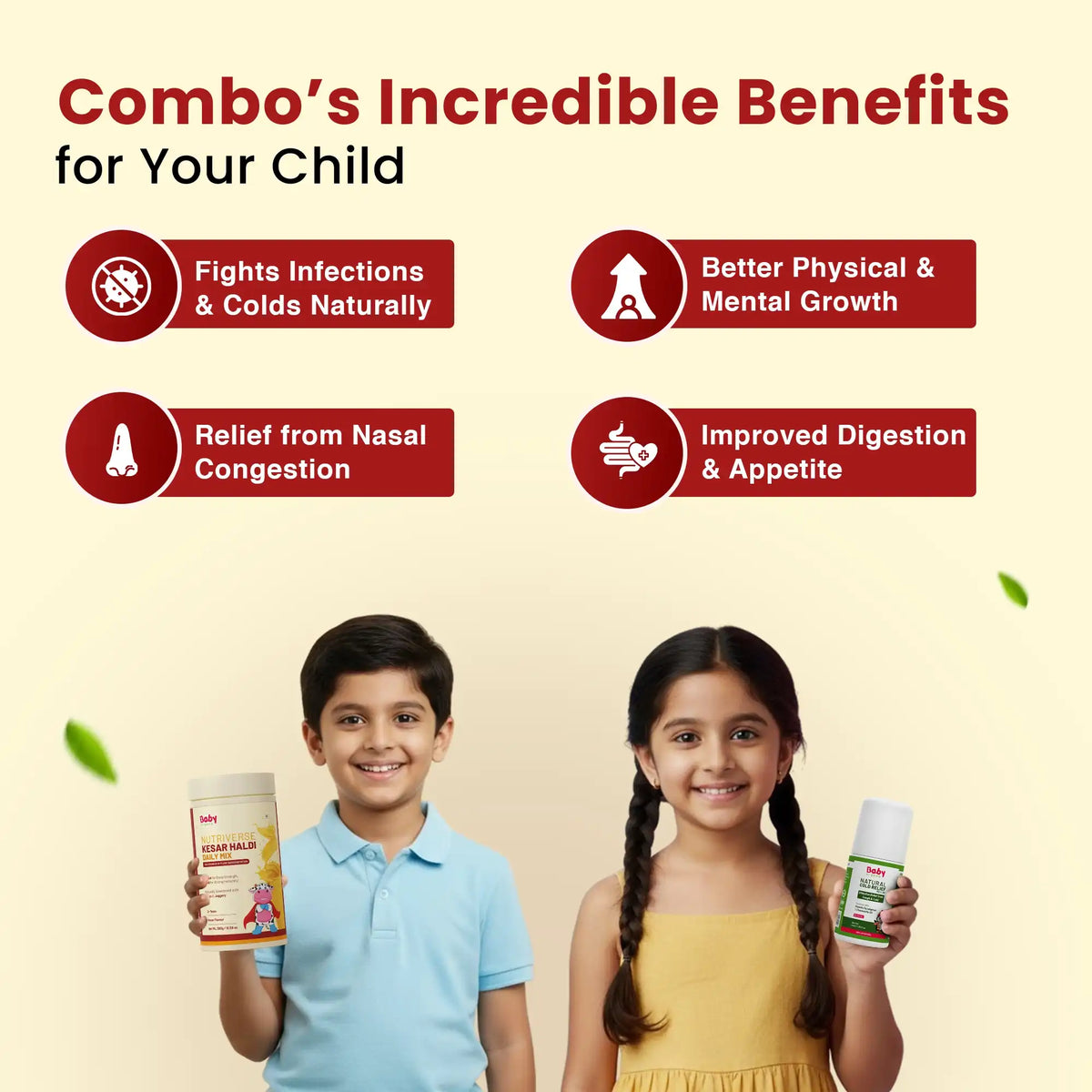 Babyorgano Immunity Growth & Cold Relief Combo