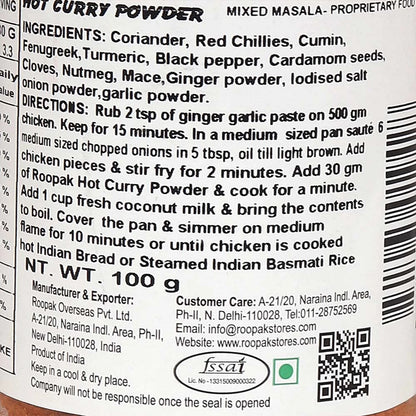 Roopak Hot Curry Powder