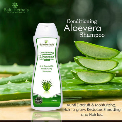Balu Herbals Aloevera Shampoo 500ml - PUSHMYCART
