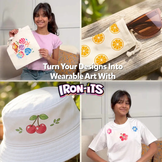 Skillmatics Iron-Its DIY Fabric Art and Craft Kit Ages 7 and Up