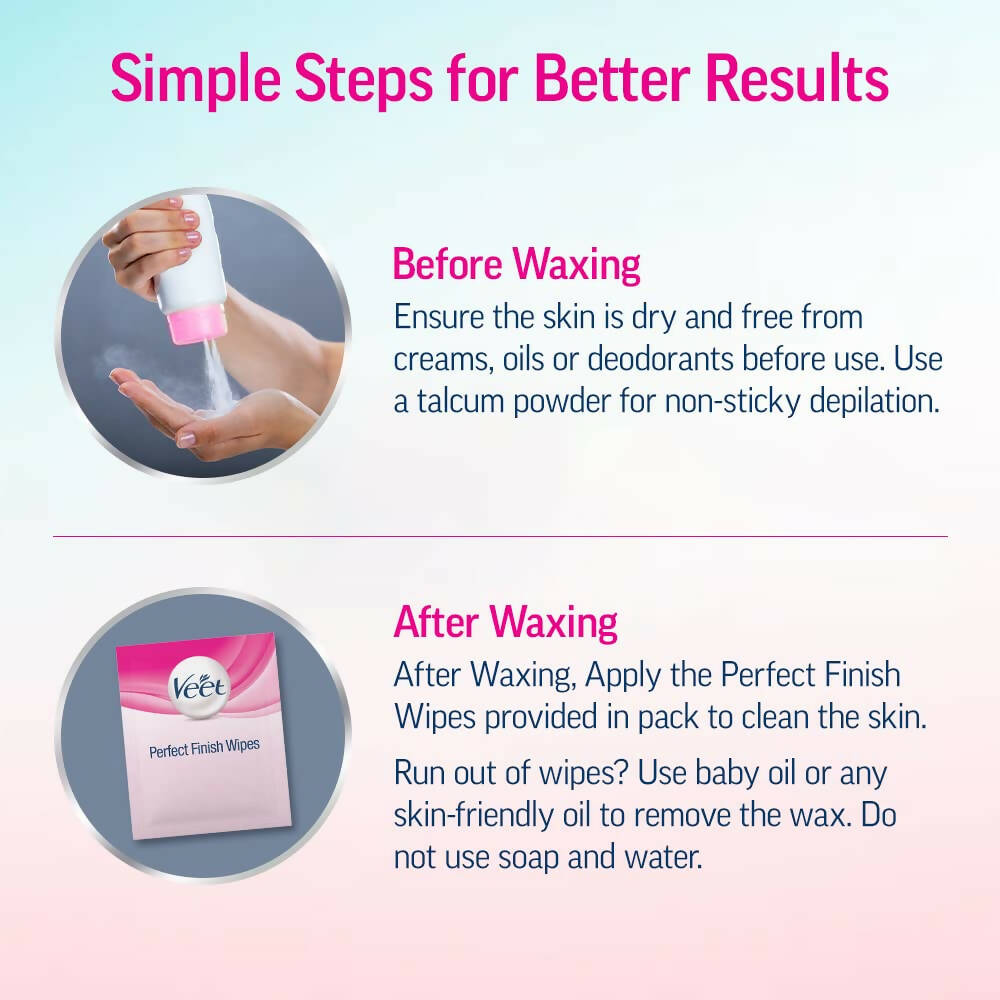 Veet Professional Waxing Strips for Women | Sensitive Skin