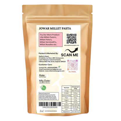 Millet Mania Jowar Millet Pasta
