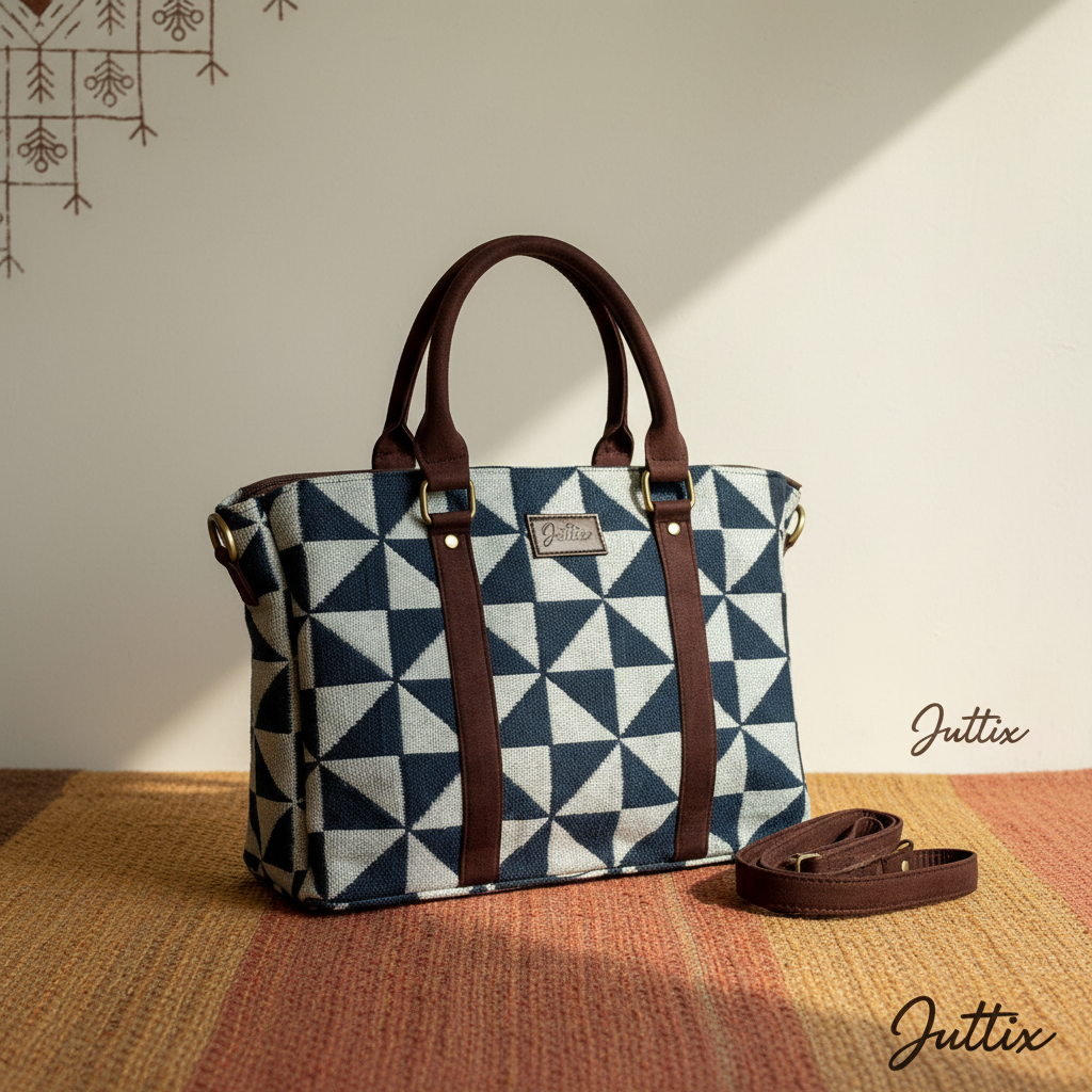 Juttix Geometric Handbag for Women image