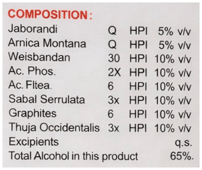 Krigs 188 Homeopathic Hair Drops 30 ml