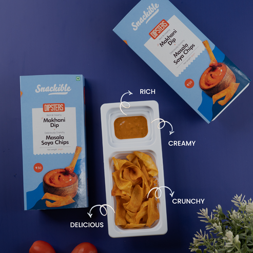 Makhani Dip With Soya Chips