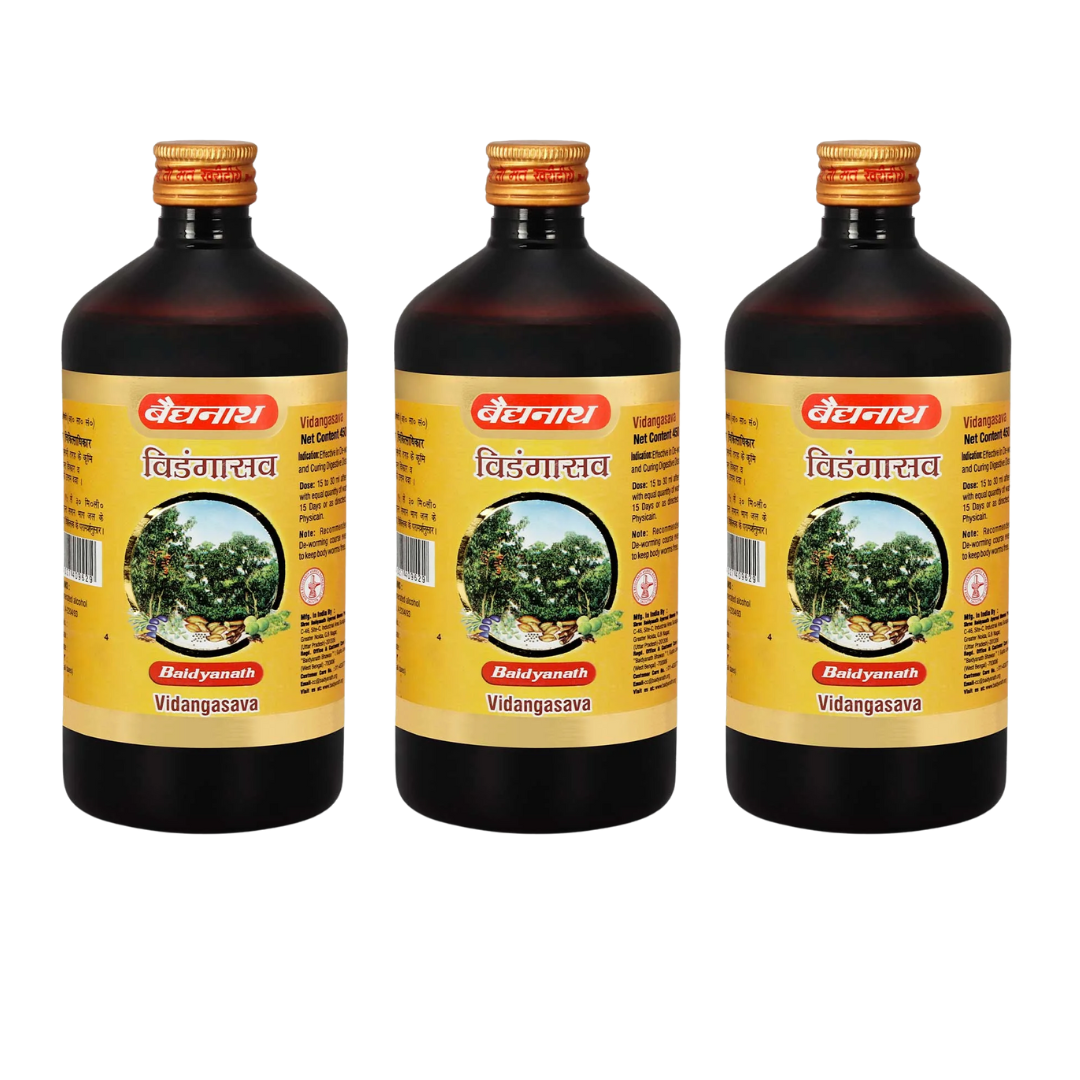 Baidyanath Vidangasava 450ml - PUSHMYCART