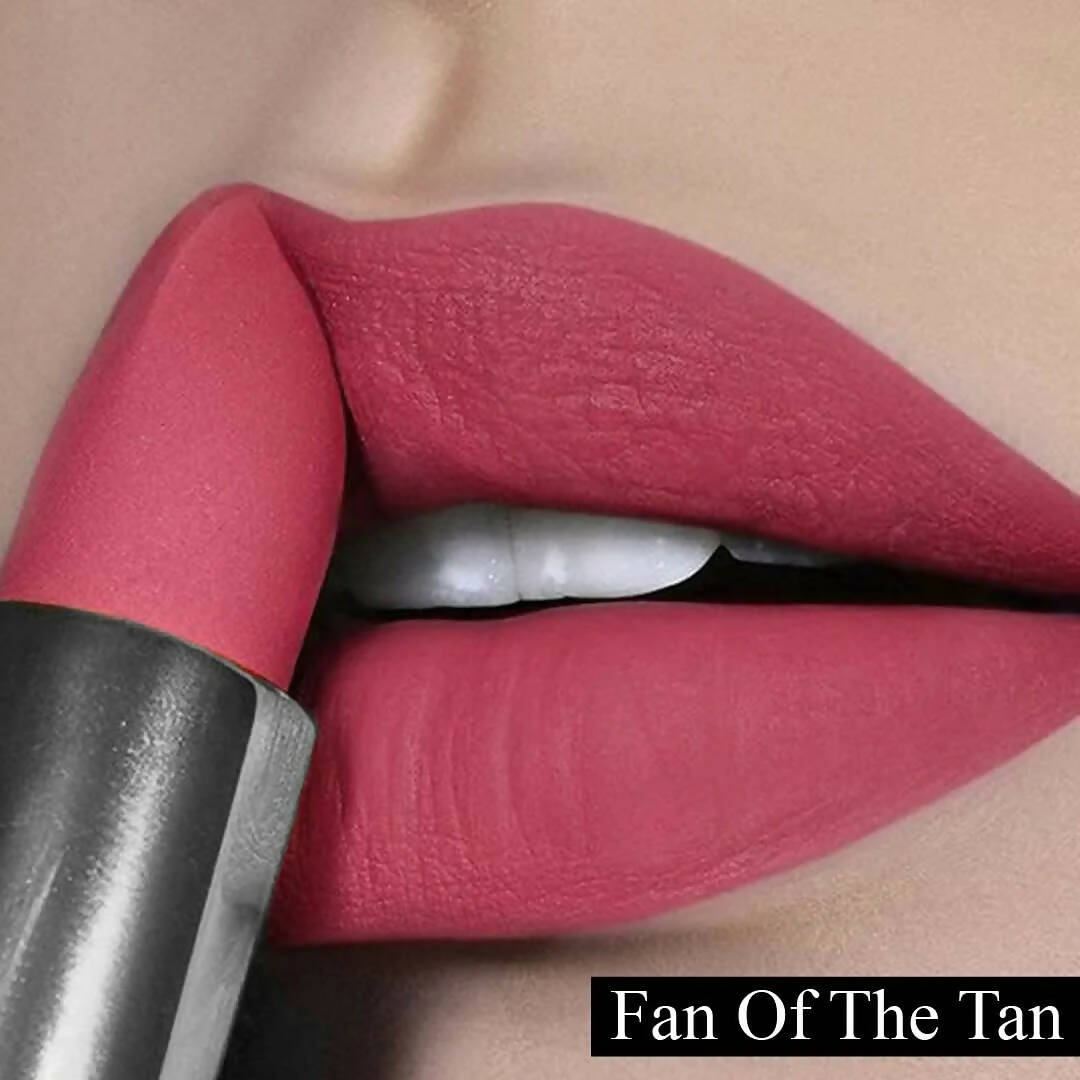 FLiCKA Wear Me Everywhere Creamy Matte Lipstick Fan Of The Tan | Pink
