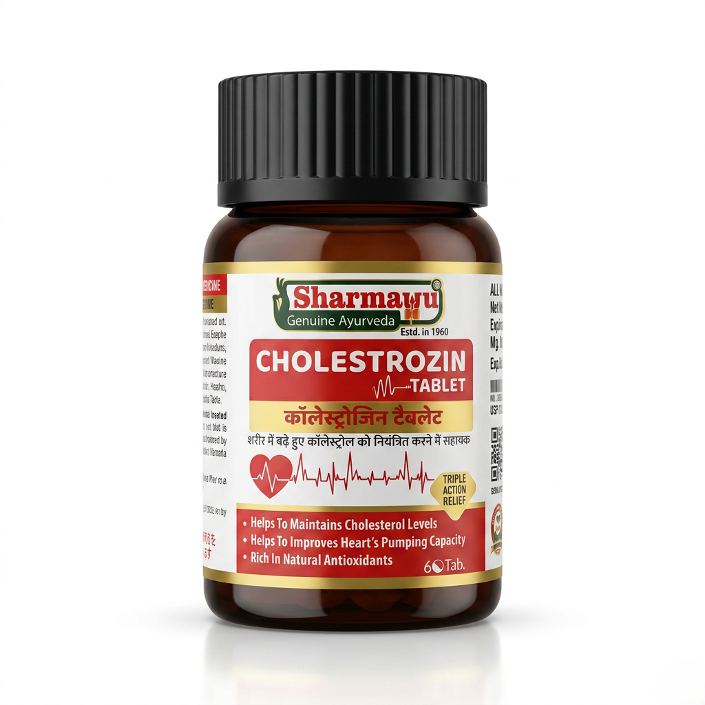 Sharmayu Ayurveda Cholestrozin Tablets 60 Tablets