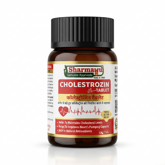 Sharmayu Ayurveda Cholestrozin Tablets 60 Tablets