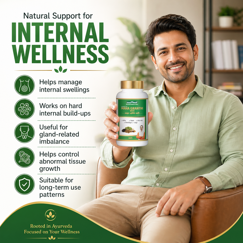 Jeena Sikho Maha Granthi Vati Ayurvedic Tablets with Shunti Marich and Vidanga