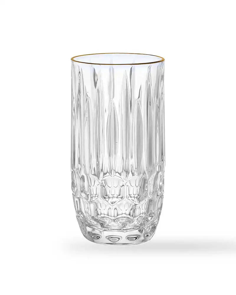 Dubblin Cosmo Gold Mocktail Glass Set 375 ml