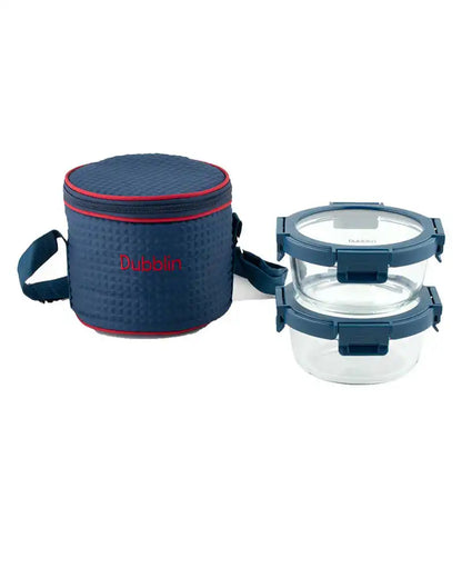 Dubblin Durban Glass Lunch Box Set of 2