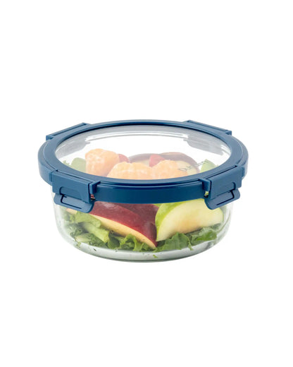 Dubblin Keep In Glass Round Glass Container 970 ml