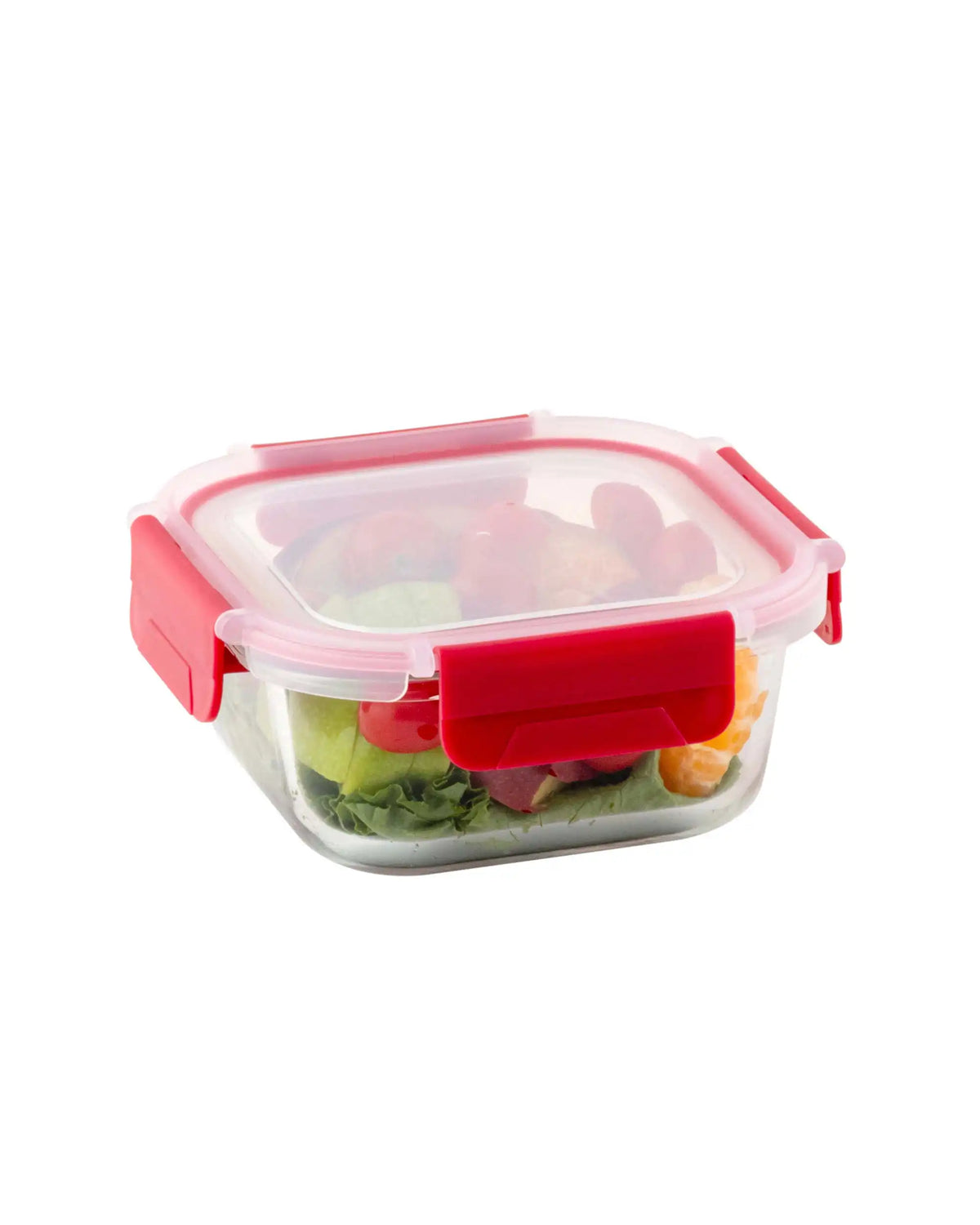 Dubblin Lock Me Up Square Glass Container 530 ml