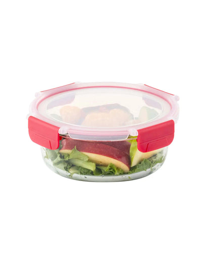 Dubblin Lock Me Up Round Glass Container 970 ml