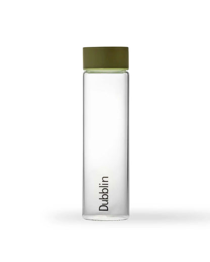 Dubblin Chill Glass Water Bottle 600 ml