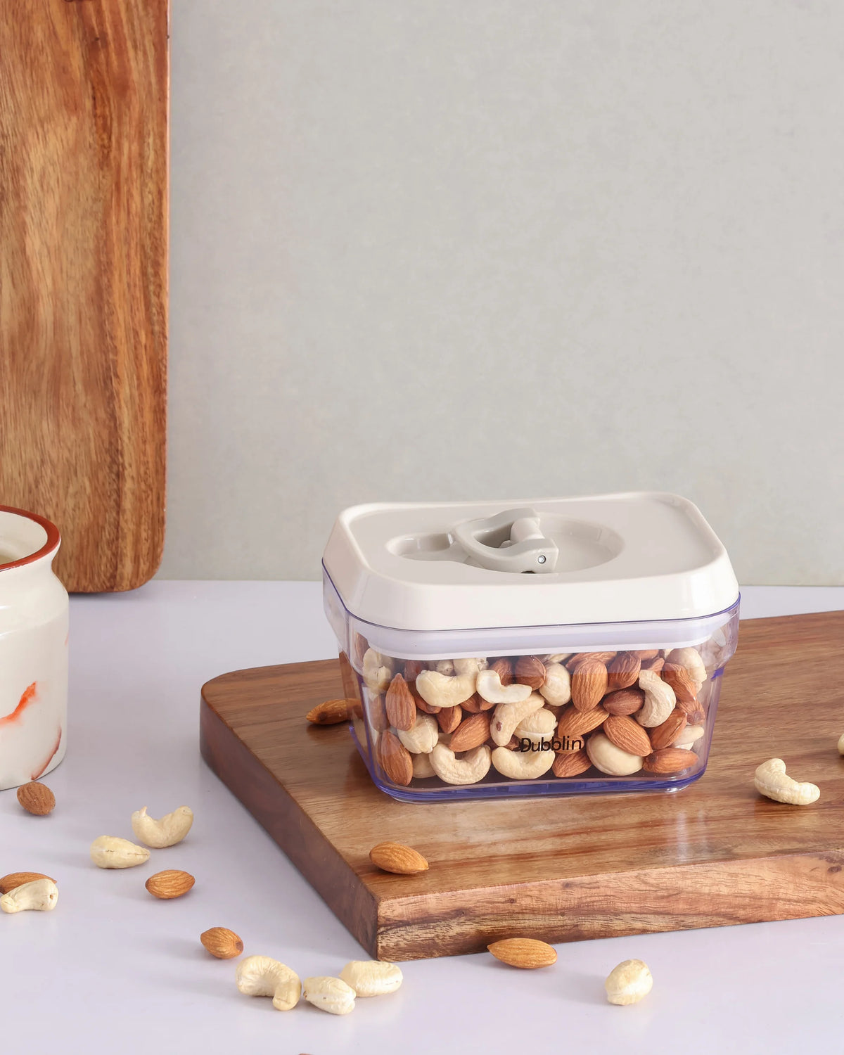 Dubblin Smart Lock Jar Rectangle 380 ml