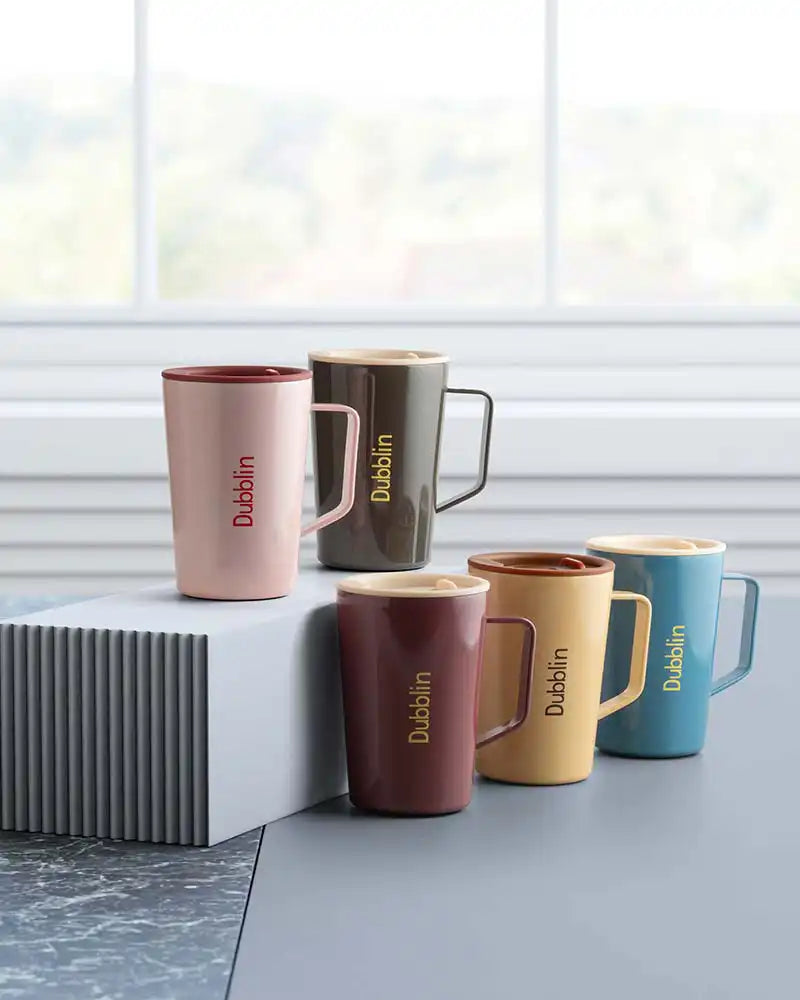 Dubblin Chess Stainless Steel Mug 300 ml