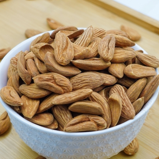Nutty Yogi Mamra Almonds 1.2kgs jar No Additives Gluten Free Vegan Non GMO Nuts Dry Fruits