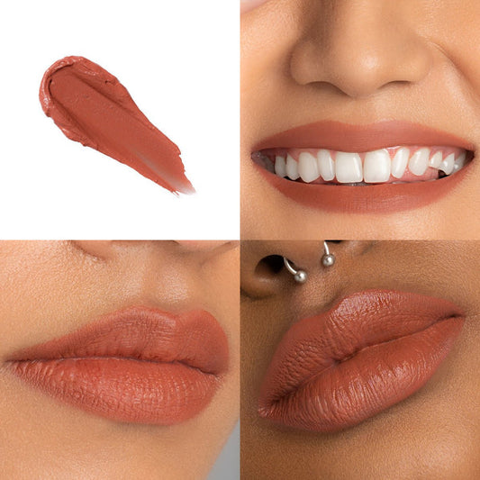LoveChild Masala Chai |  Mamma mia! Lush | Matte Lip Crème Nude Brown 